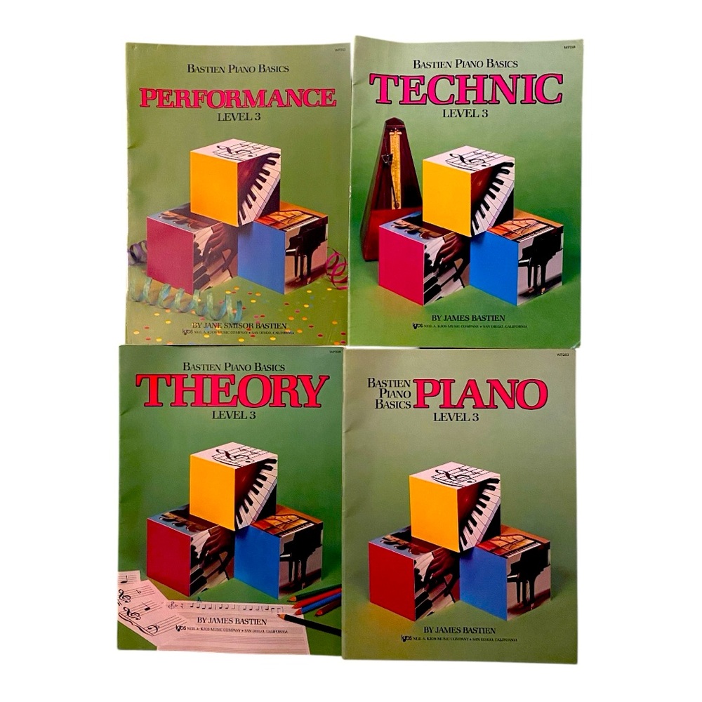 Bastien Piano Basics Level 3 Set - 4 Booklets